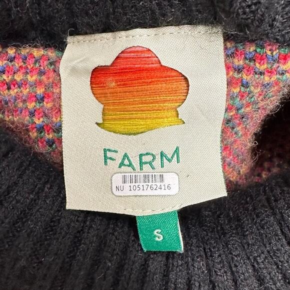 EUC | Farm Rio | Tropical Garden Long Sleeve Sweater Dress | Multi | Small - Picture 5 of 14